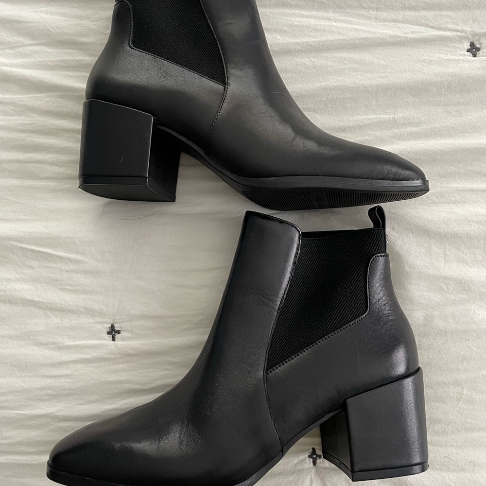 Anne Klein black booties